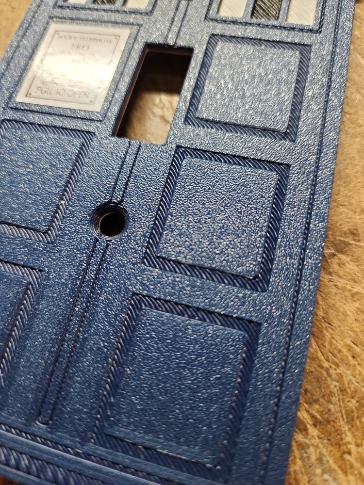 Tardis Light Switch Classic (3d printed)