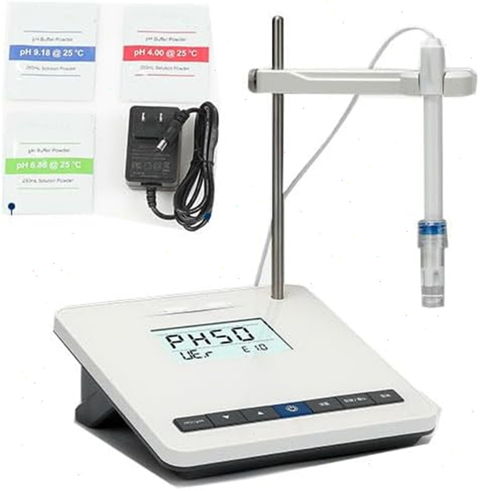 Lab PH Meter Benchtop Acidity Meter with PH Buffer Powder Range -1800~1800