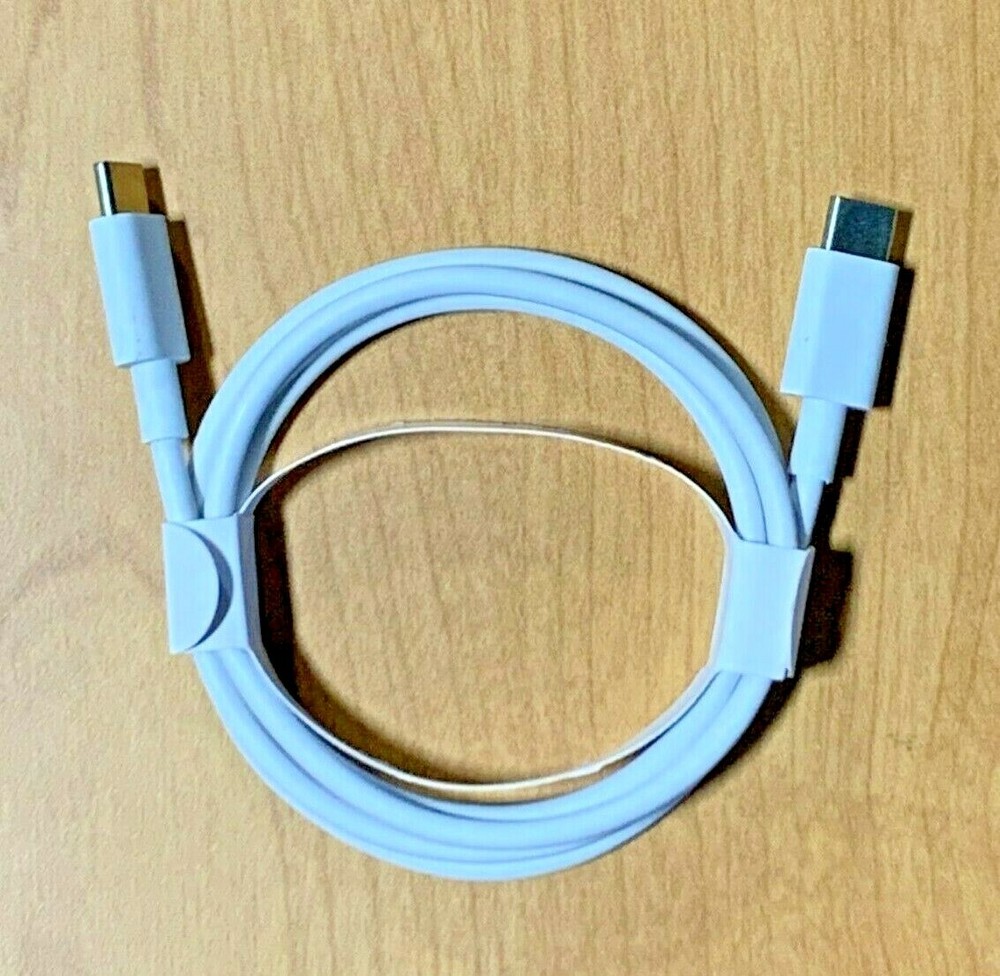 Google USB-C to C Cable Charger for Pixel Devices Fast Data Sync Cord (2-Pack)