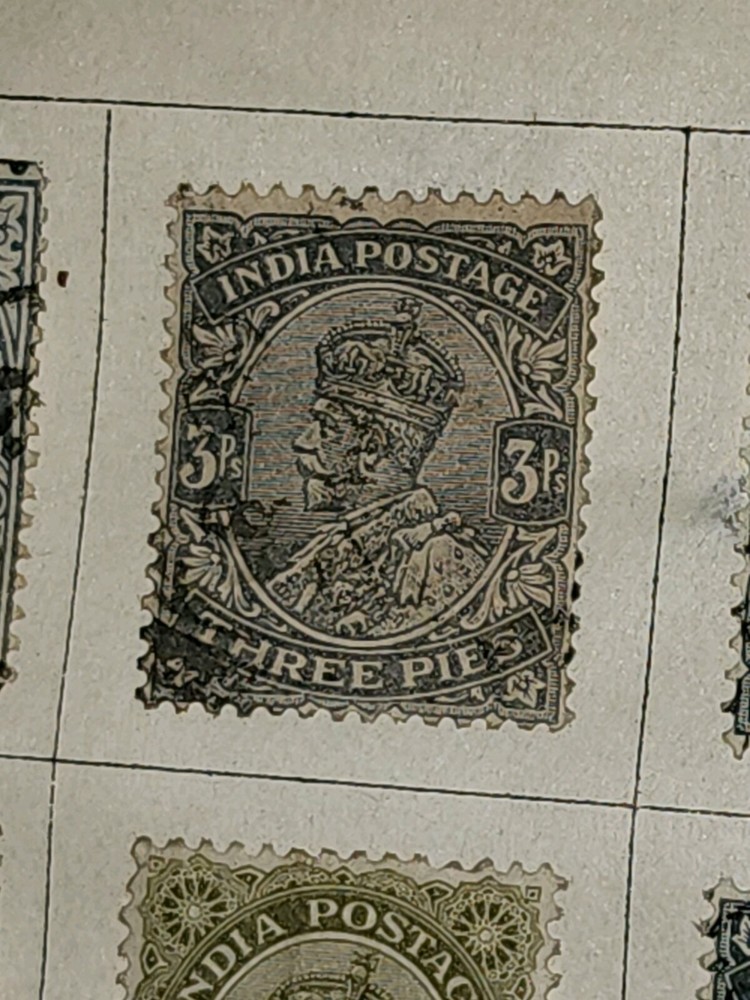 Foreign India 3p Stamp Used - #H393