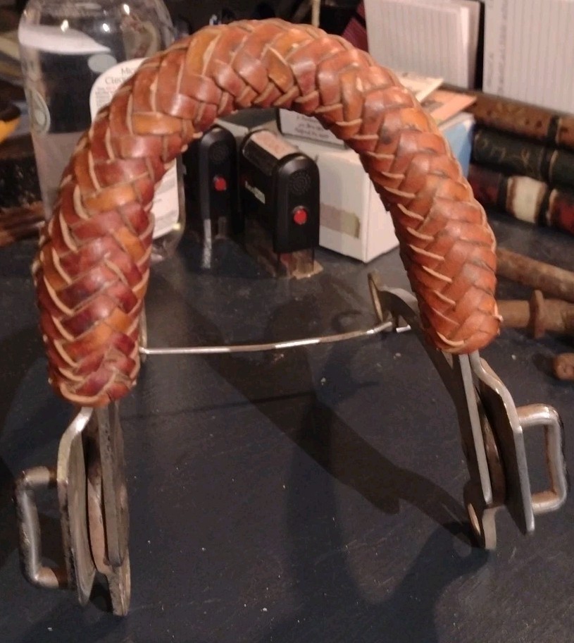 Hackamore Bit with a Braided Noseband