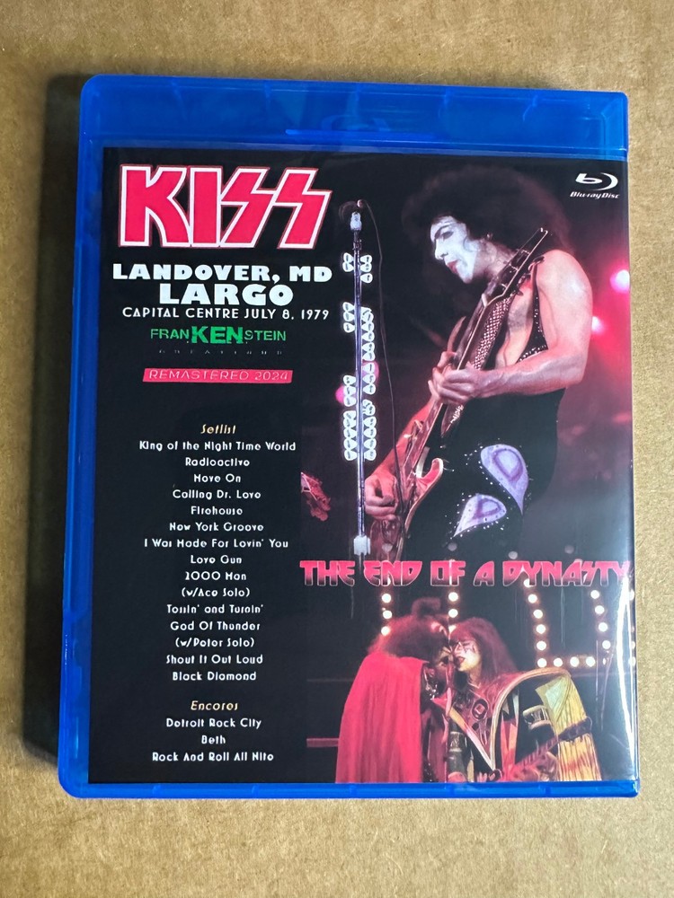 KISS - Live in Largo 1979 Remastered Blu-ray Ace Frehley Gene Simmons