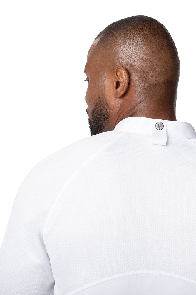 Men's Nepal Chef Coat, White, Medium