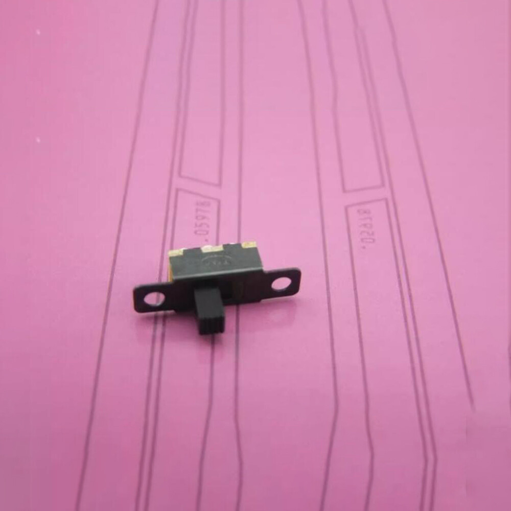 3-Pin 2-Position Mini Slide Switch SPDTT On-OFF Black Tiny PCB Solder Mounted