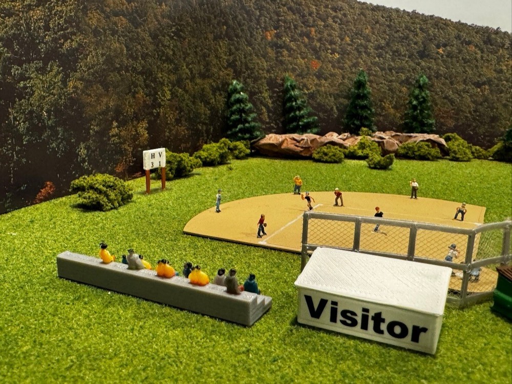 N Scale Baseball Kit