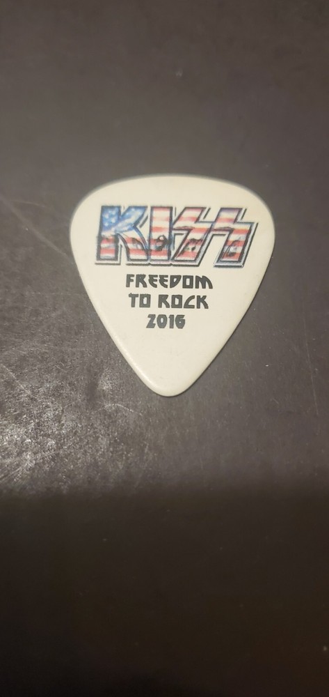 KISS Eric Singer Vintage Guitar Pick - 2016 Freedom to Rock Tour