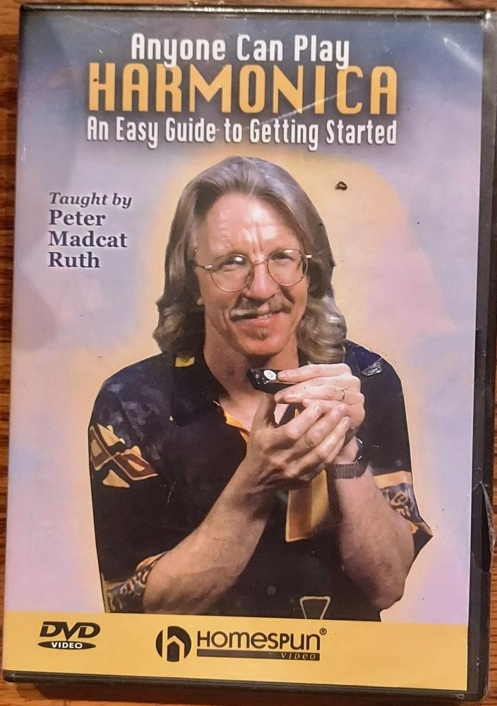 Anyone Can Play Harmonica Easy Guide to Getting Started DVD Peter Ruth L