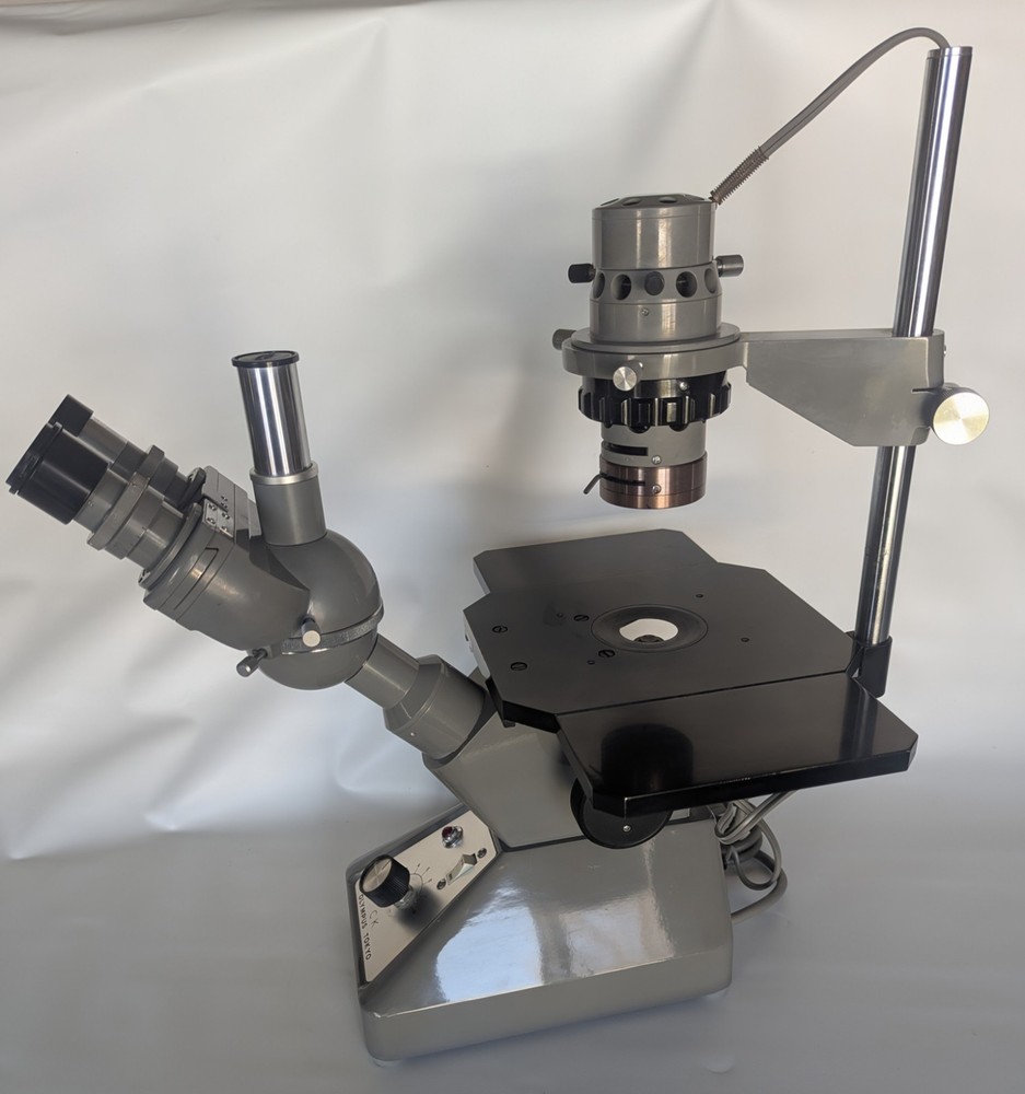 Olympus Tokyo CK Binocular Inverted Microscope w/ Light Source & Manual
