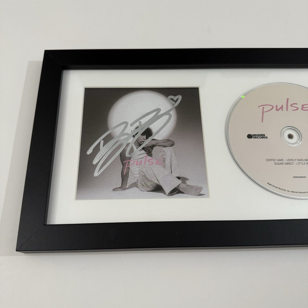 BENSON BOONE SIGNED FRAMED PULSE CD RARE WITH JSA COA