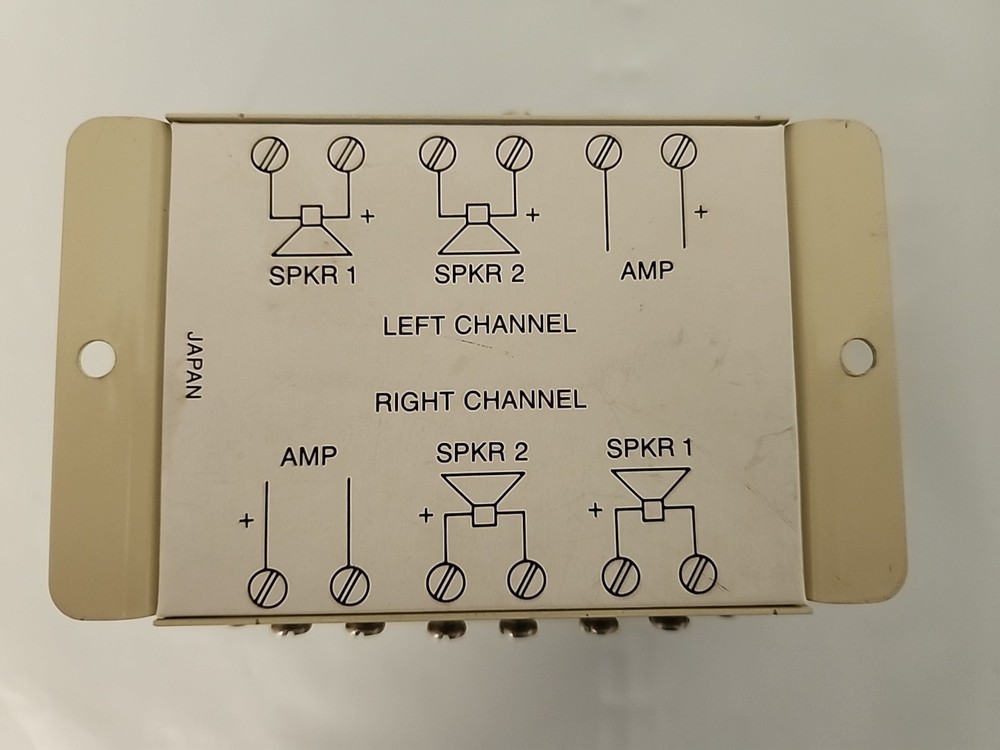 VTG Stereo 2, 1-2 Speaker Selector Switch Left Right Amp Untested Japan Gift
