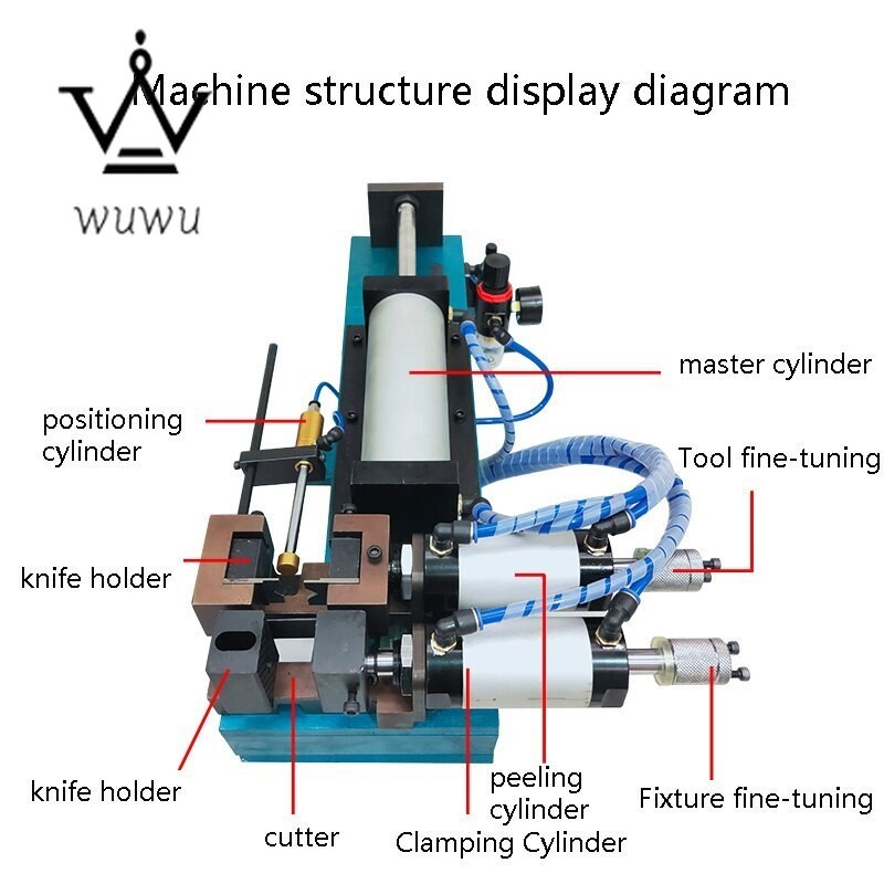 Power Cord Cable Core Wire Pneumatic Peeling Machine Pneumatic Stripping Machine