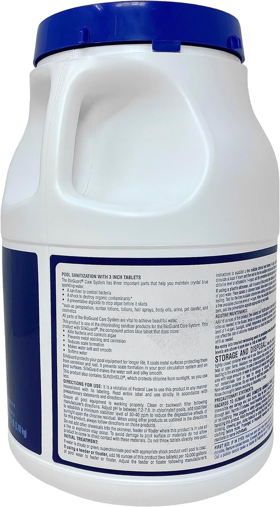 BioGuard SilkGuard Complete 3" Chlorinating Tabs (7.5lb)