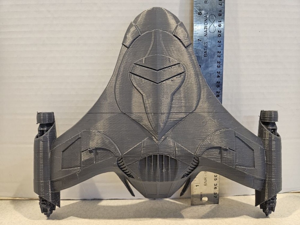 Killjoys Lucy Shape Ship 3d Printed Fully Assembled 8in