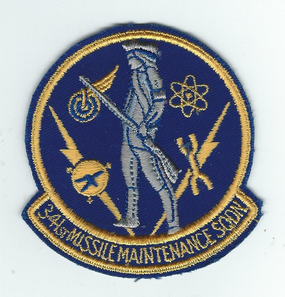 ORIGINAL 1960's-80's 341st MISSILE MAINT SQUADRON patch