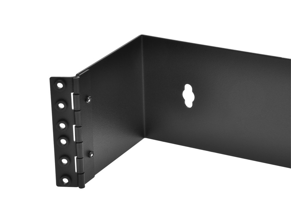 Monoprice 2U Wall Mount Rack, 19-inch Bracket for Patch Panels, Network
