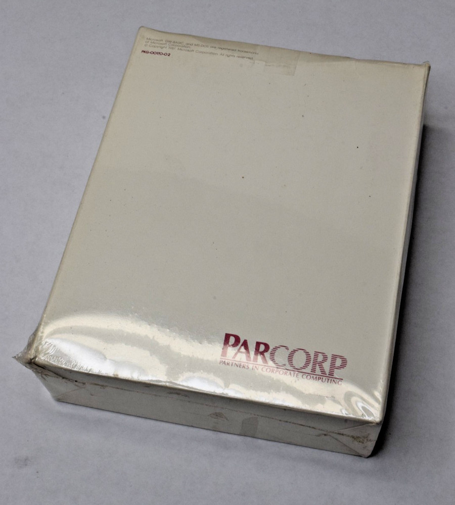 Microsoft MS-DOS MSDOS 3.3 Operating System Big Box Parcorp OEM - NEW SEALED