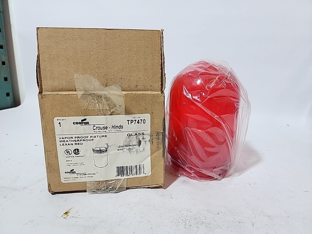 Cooper Crouse-Hinds TP7470 Lexan Red