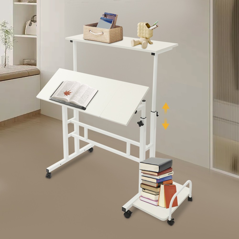 Multi Functional Foldable Desk, Modern Computer Desk, Adjustable Computer Table