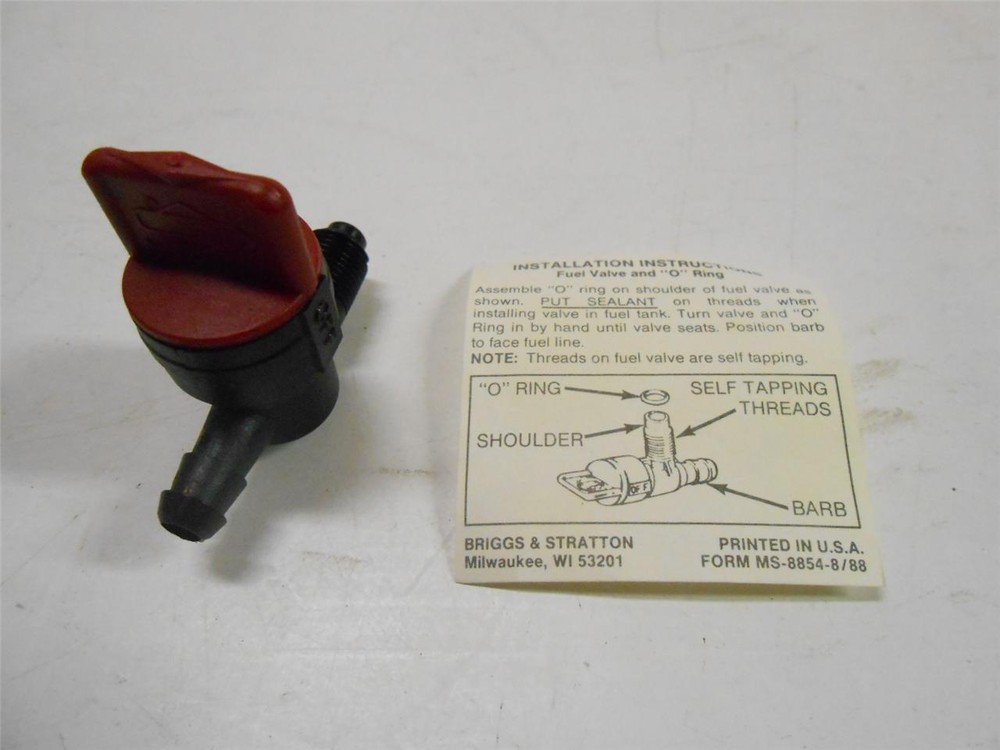 BRIGGS & STRATTON VALVE SHUT OFF 492982