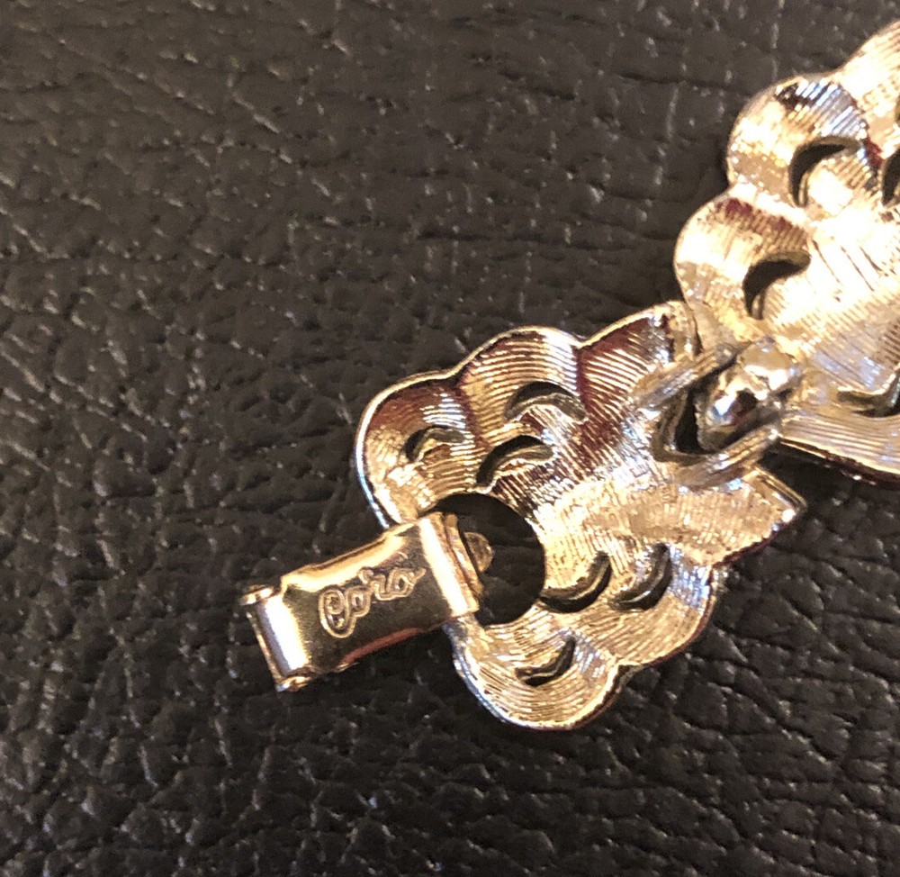 Two CORO Signed Vintage Link Bracelets