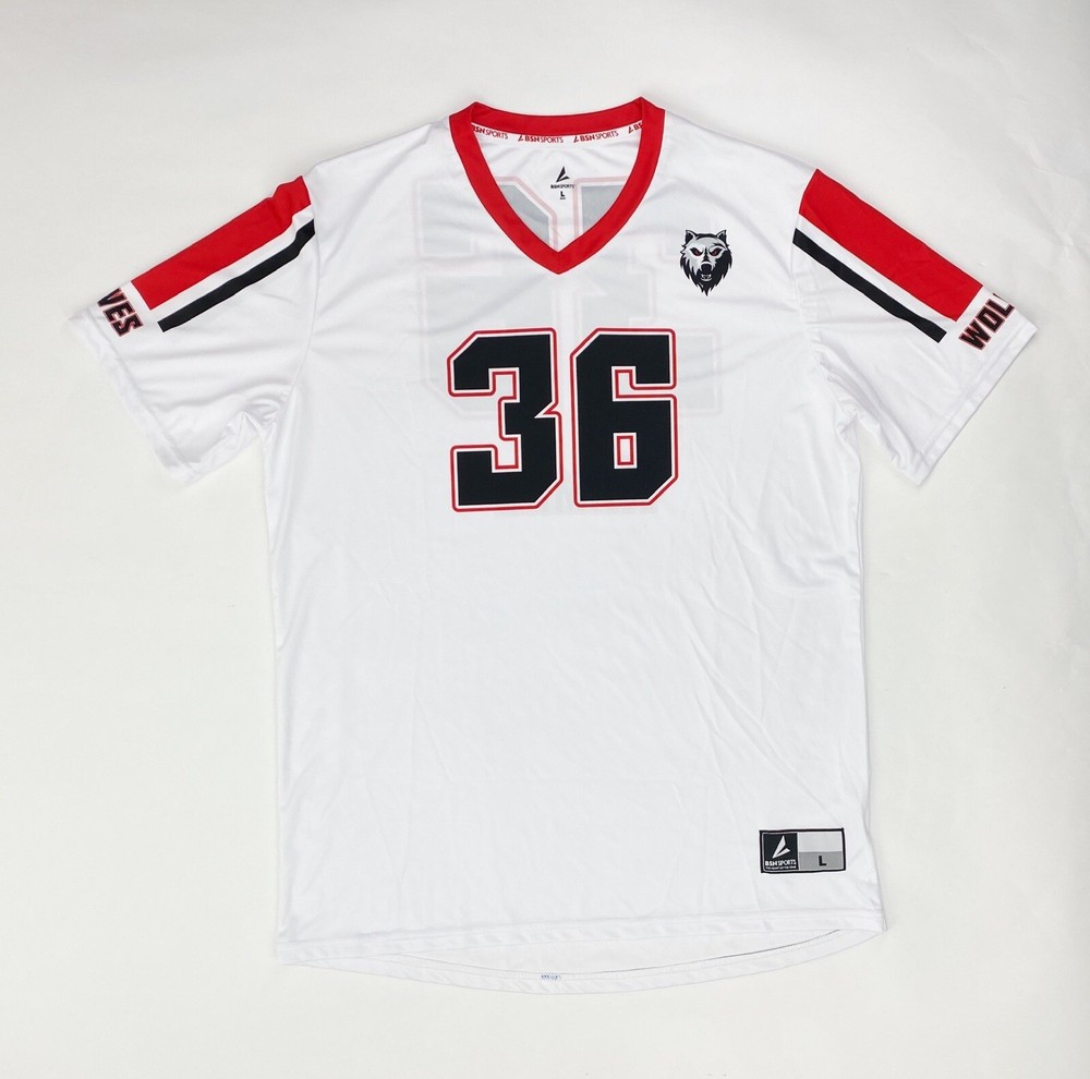 Ridgemont Wolves Soccer Practice Jersey Men's Large White Red