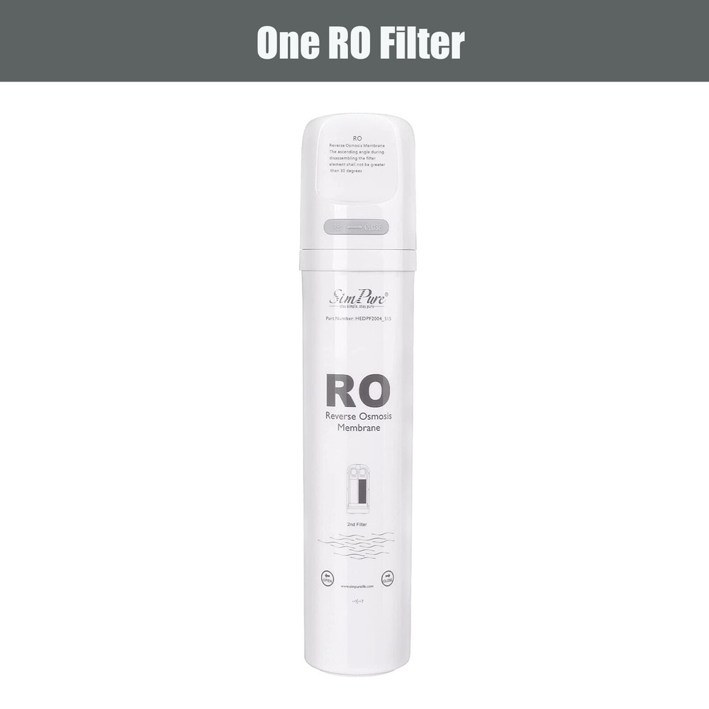 SimPure CF RO Filter Replacement Cartridge For WP1-100 RO Water Filter System