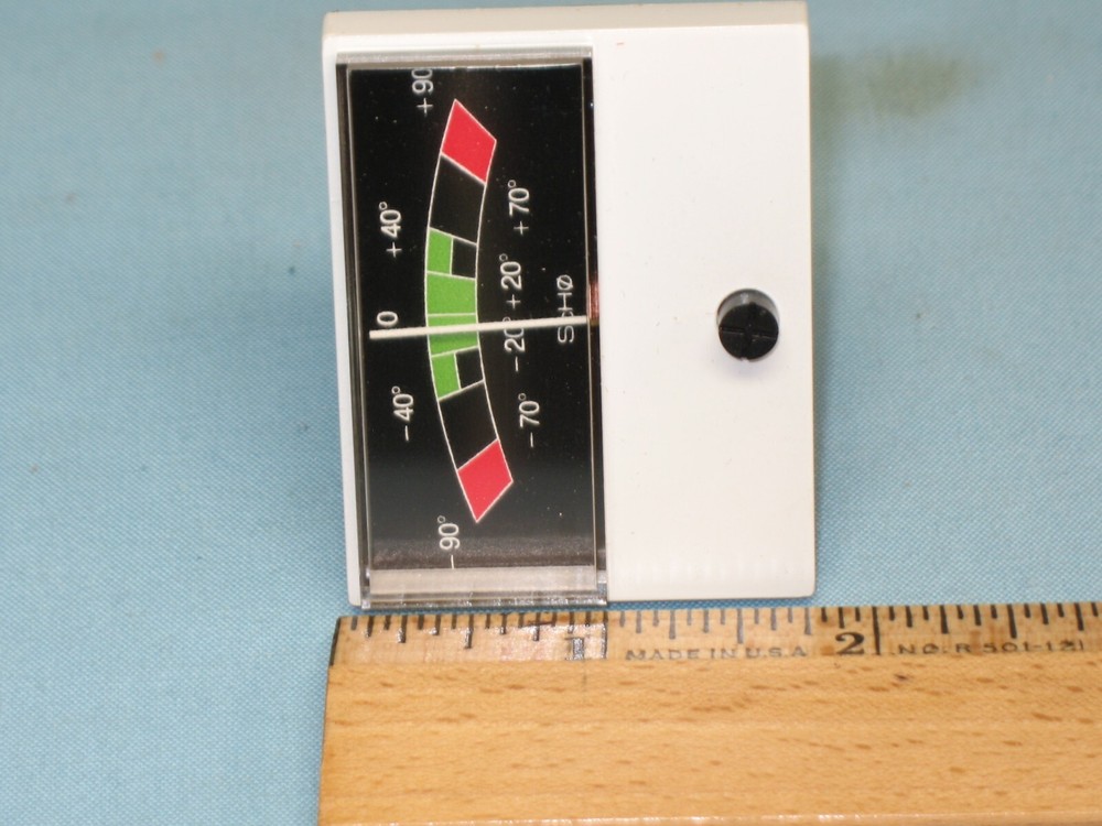 MODUTEC ~ MODEL # 00811117F ~ ANALOG PANEL METER ~ NOS
