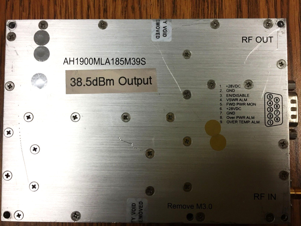 Power Amp Tech AH1900MLA185M39S RF Power Amplifier