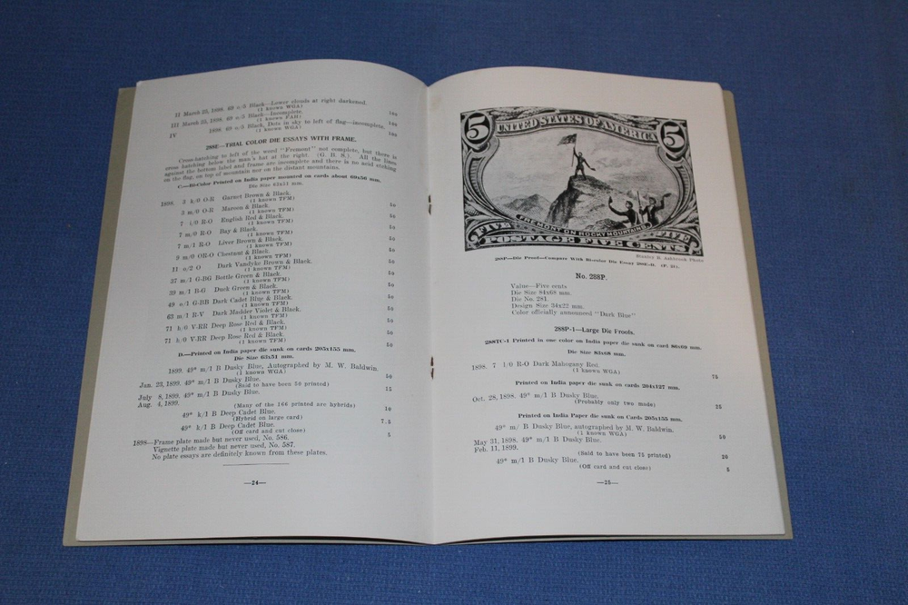 Omaha Trans Mississippi Issue 1898 Essays Proofs Catalog Brazer BlueLakeStamps