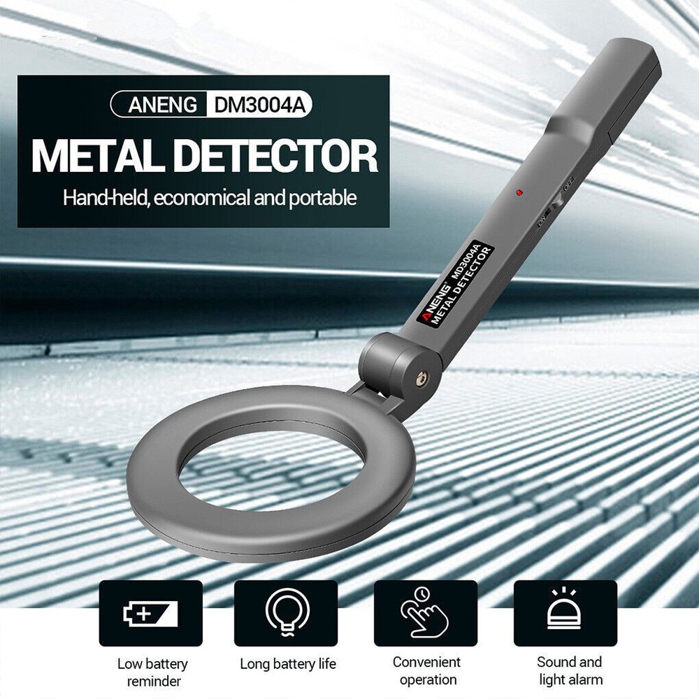 Handheld Metal Detector Airport Security Scanner High Sensitive Testing Tool