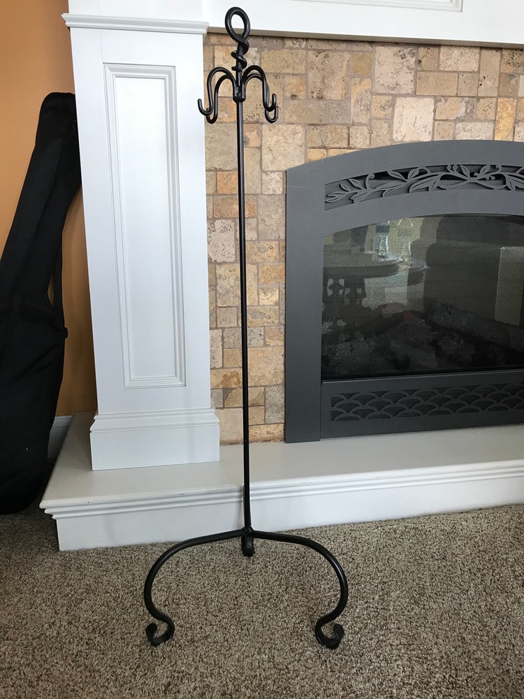 Wrought Iron Fireplace Poker Tool Set - Amish Made