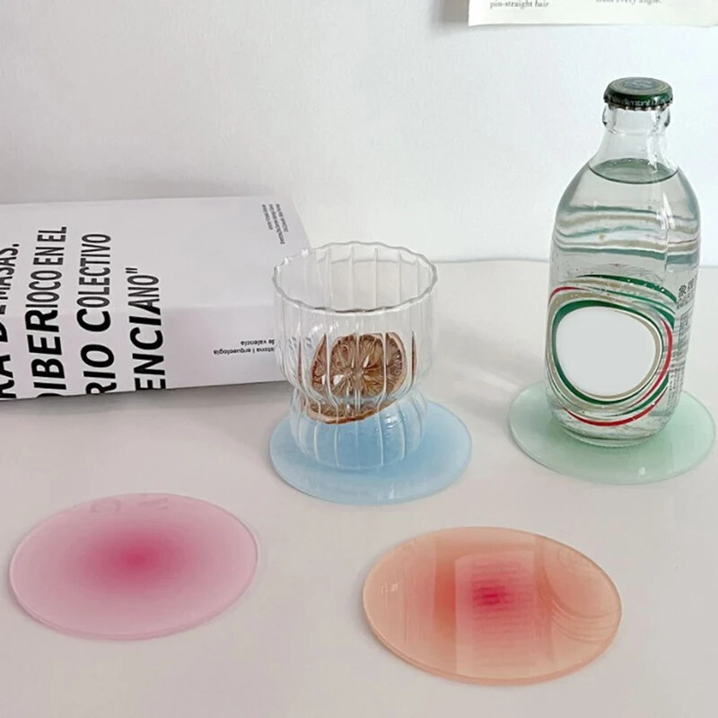 Ins Color Gradient Acrylic Coaster