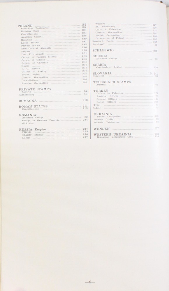 Billig's Philatelic Handbook Vol I