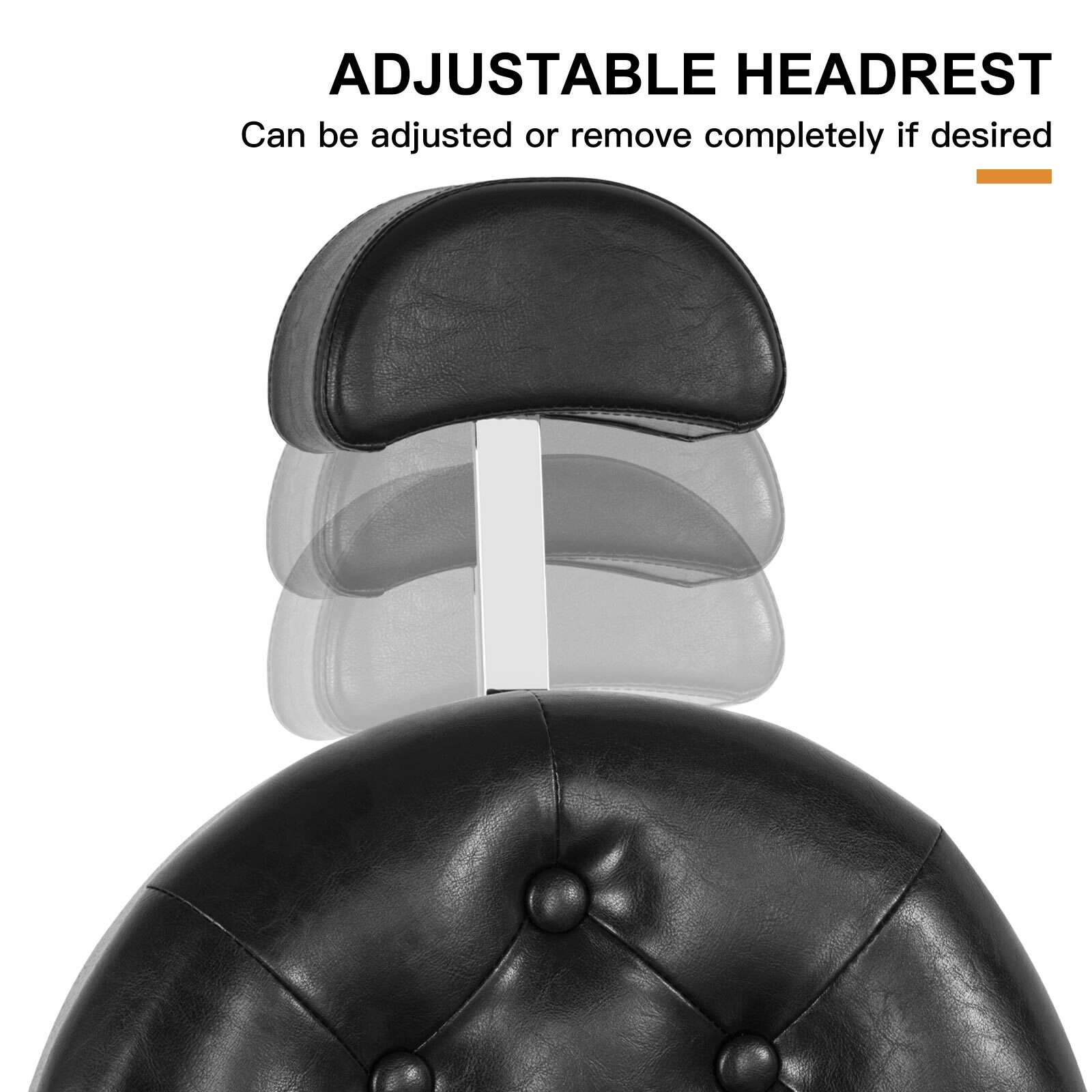 Vintage Black Heavy Duty Barber Chair Hydraulic Recline All Purpose Salon Beauty