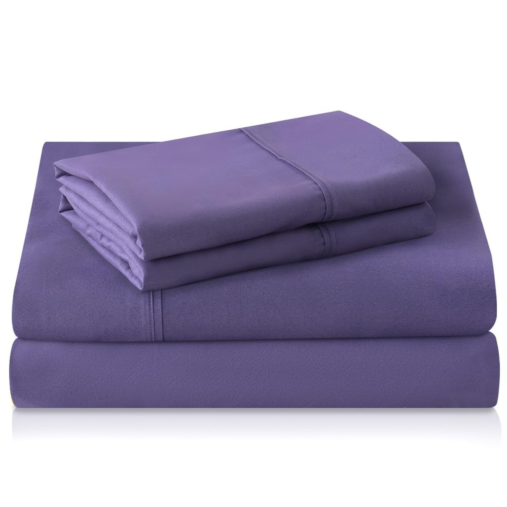 King Bed Sheets Set, Soft Breathable Bedding Sheet Set, Sheets Set with 16" D...