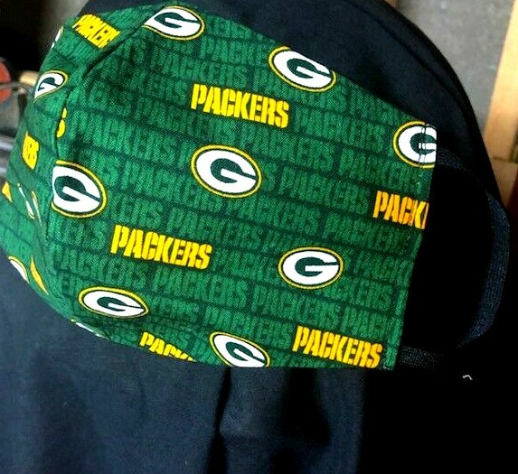 ***Green Bay Packers*** Cotton Face mask (handmade)