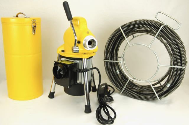 S75 BLUEROCK ® 3/4" to 4" Sectional Pipe Drain Cleaning Machine Snake Cleaner