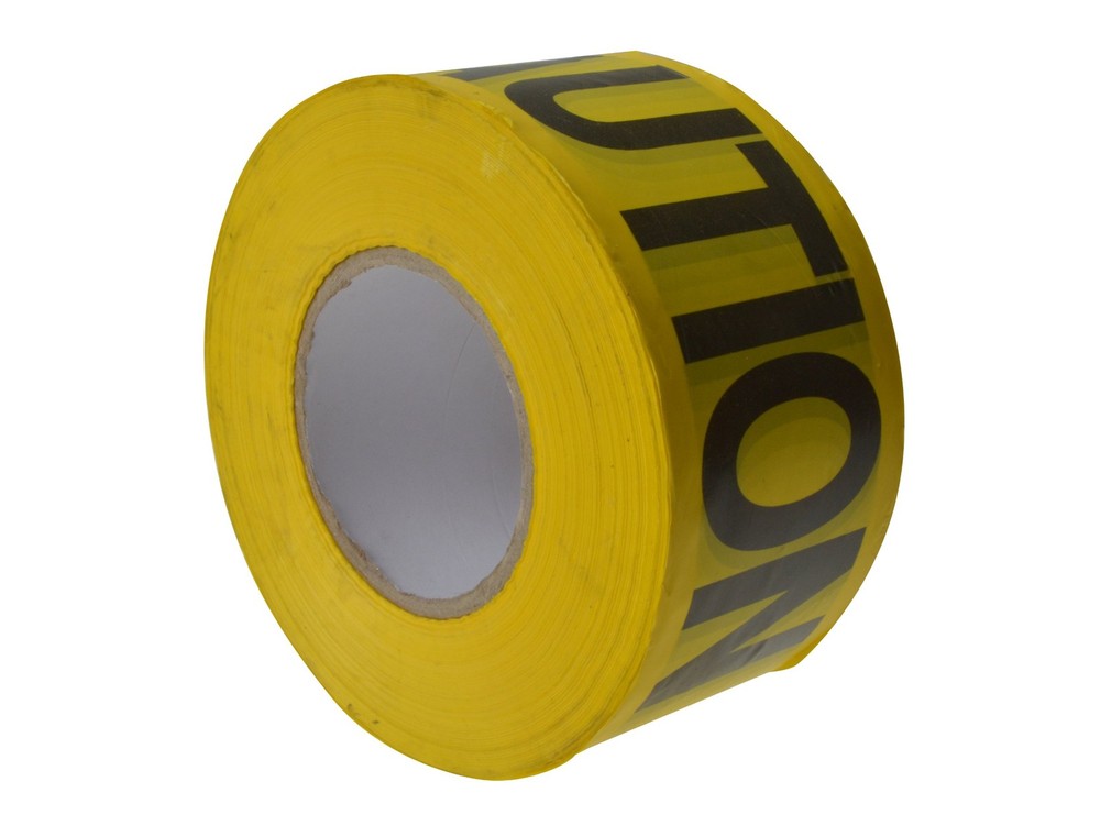Barricade Tape-CAUTION 1000'x3"x2MiL