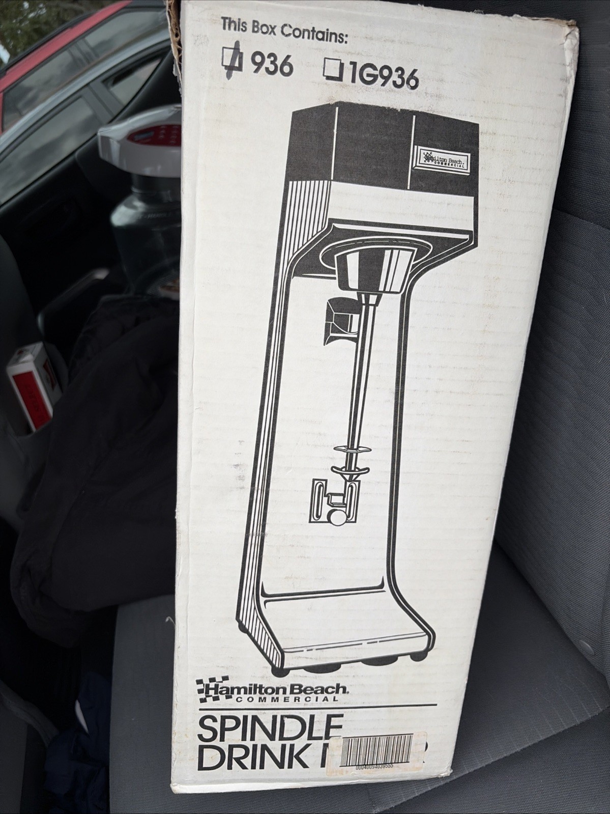 HAMILTON BEACH COMMERCIAL 3 SPEED 936  19.5" STANDING SPINDLE SHAKE DRINK MIXER