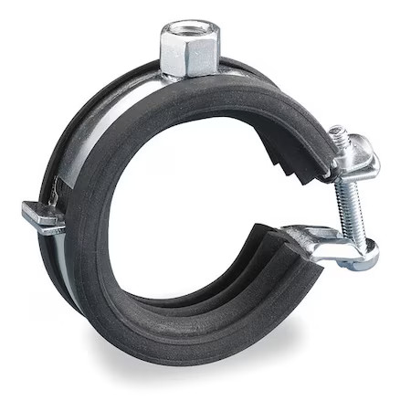 Nvent Caddy 454011 Ez-Riser Superfix Cushioned Pipe Clamp, 2 1/2 In