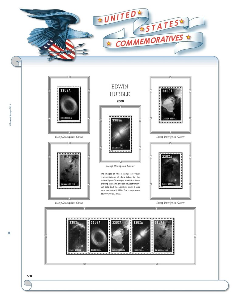 2000 U.S. Commemorative Singles COMPLETE Supplement (White Ace Alternative)