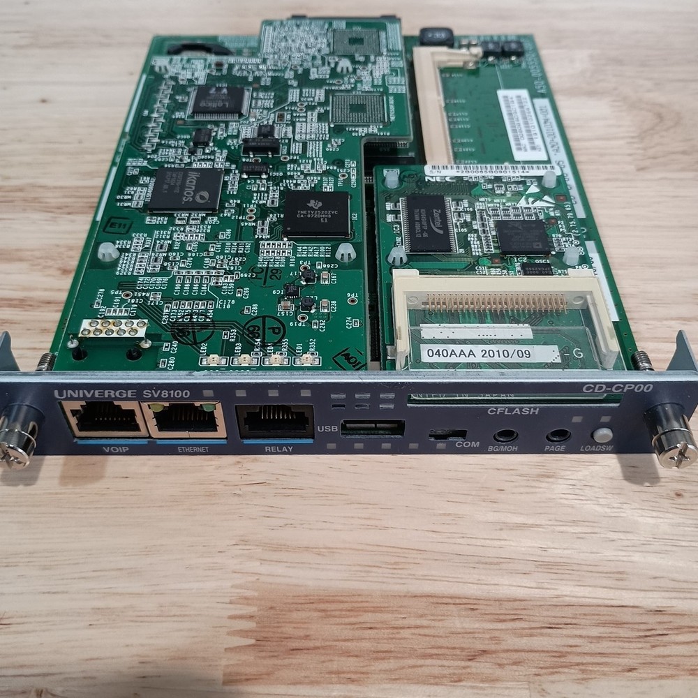 NEC SV8100 CD-CP00-US Main Processor Blade W/ PZ-VM21
