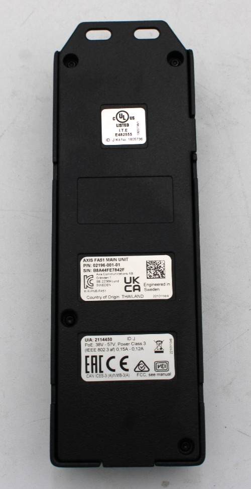 AXIS FA51 Main Unit 02196-001-01 UNTESTED