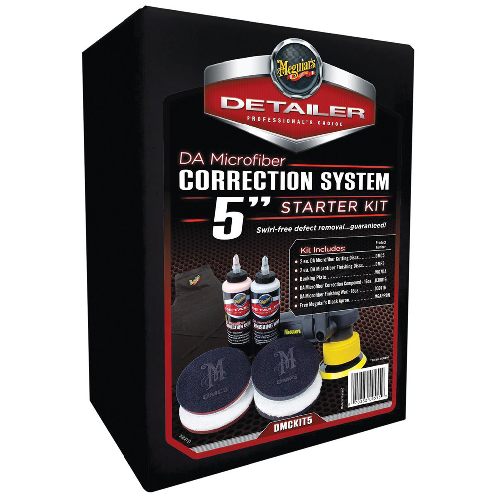 Meguiar's Automotive DA Microfiber Correction System Kit 5