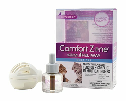 Calming Diffuser Kit for Multicat Conflict & Tension by Comfort Zone - Plastic