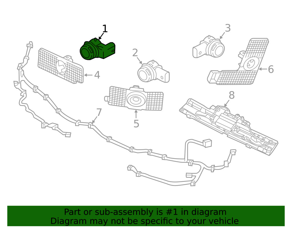 Genuine Volvo Sensor 32209357