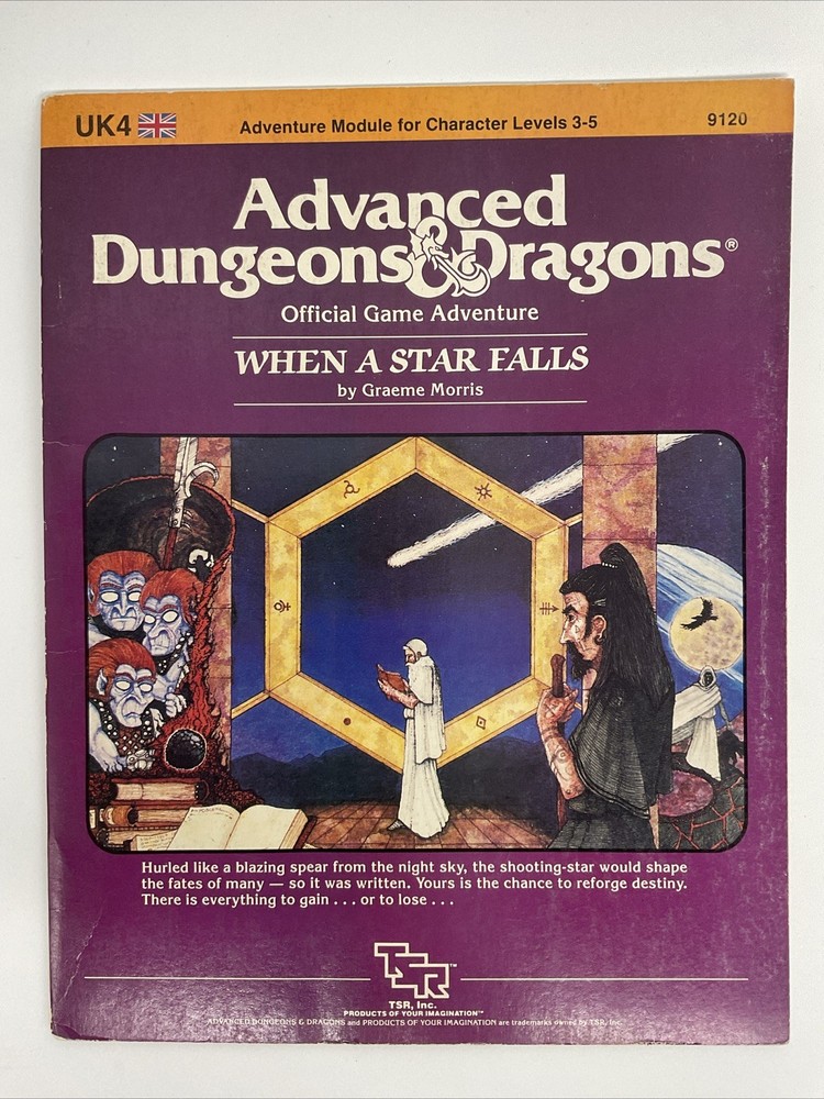 [AD&D] UK4 When A Star Falls (1984) VG