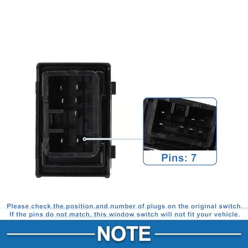 Power Window Switch for Kia Sportage 2011-2017 Window Control Switch ABS Black