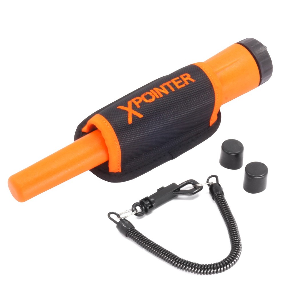 Quest XPointer Land Orange Pinpointer Probe for Metal Detecting Treasure Hunting
