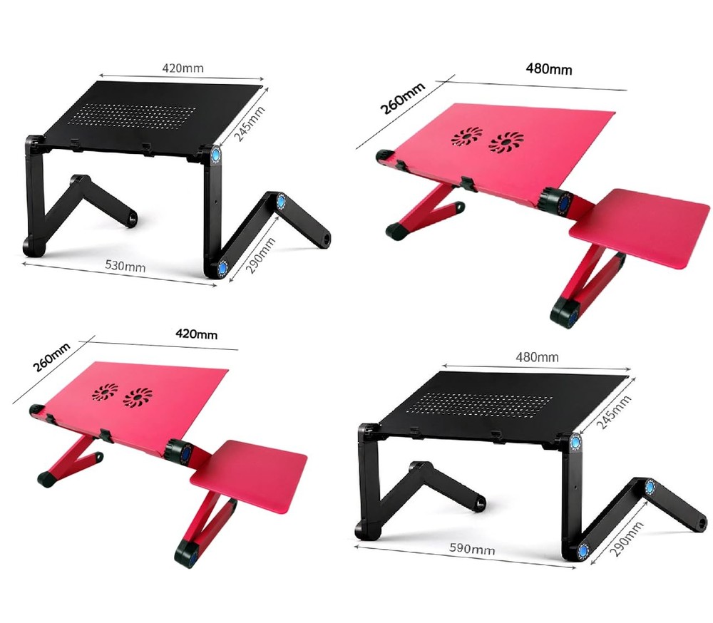 Adjustable Lap Desk Laptop Computer Portable Multifunctional Ergonomic Vented...